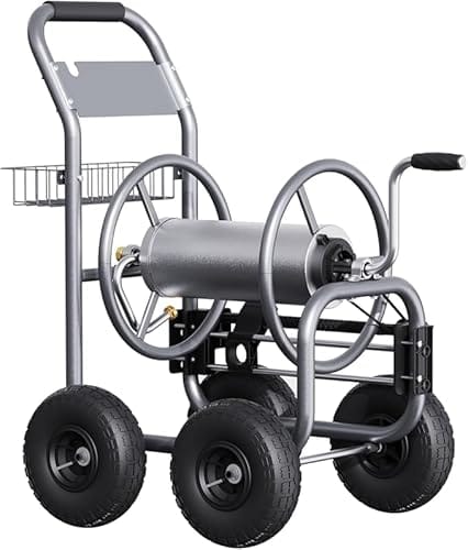 Giraffe Tools Garden Hose Reel with Wheels