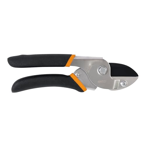 Fiskars Anvil Pruner, 5/8-Inch Cut Capacity Branch Cutter with Power-Lever Technology That Provides More Cutting Power, Best for Dry, Dead Stems and Small Branches