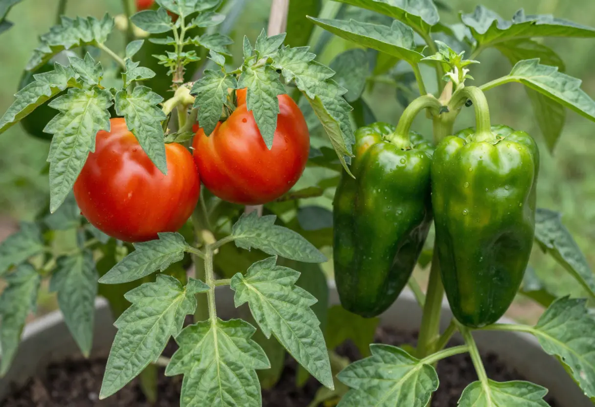 Can You Plant Tomatoes And Peppers Together