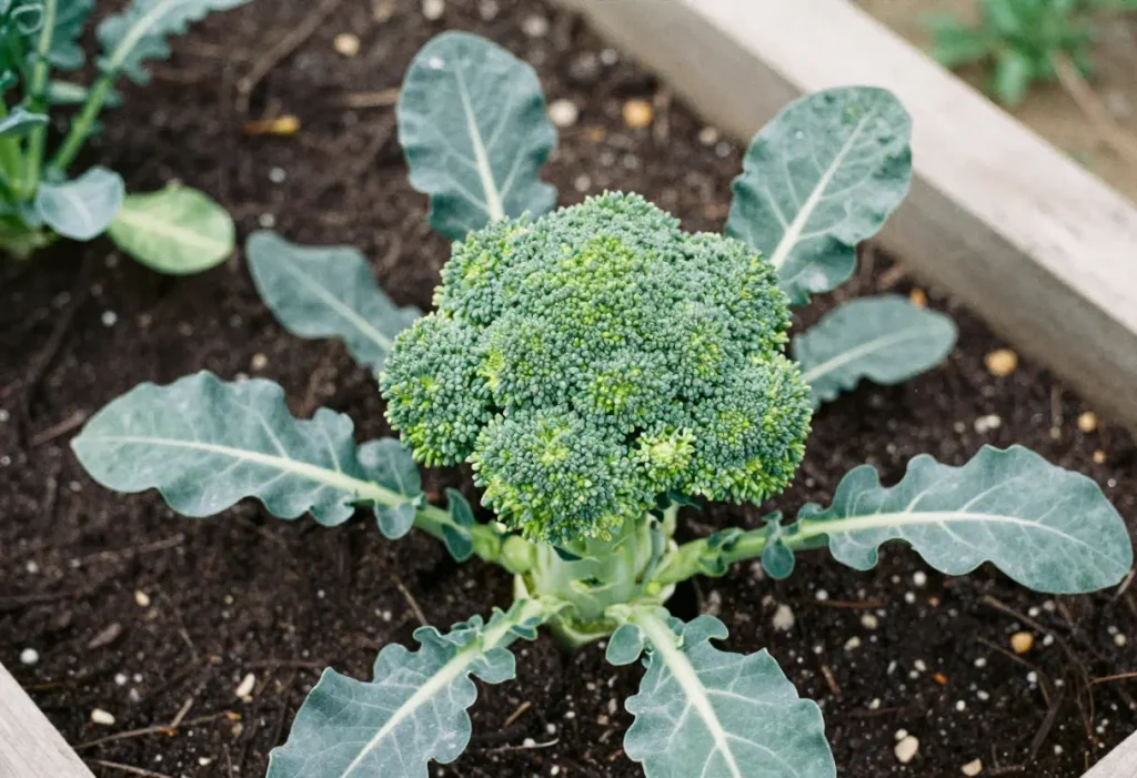 large pot filled with soil prepared for growing broccoli in pots