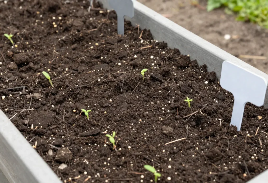 Heirloom Tomato Plant Seeds: Colorful heirloom tomatoes grown from open-pollinated seeds in a garden.