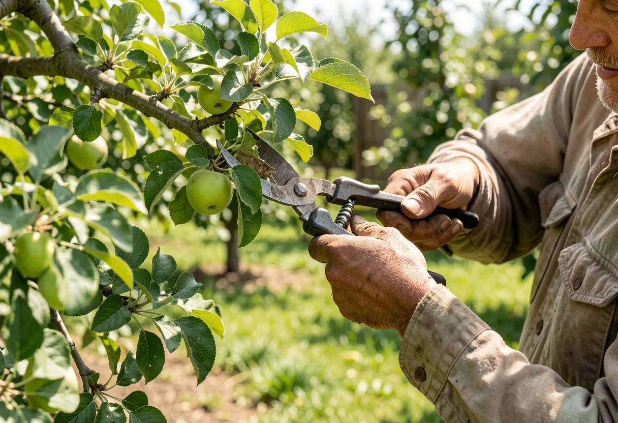 Pruning Shears for Apple Trees