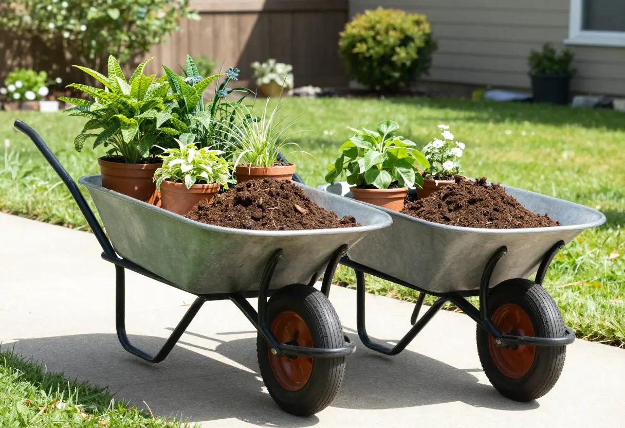 Garden Cart Vs Wheelbarrow