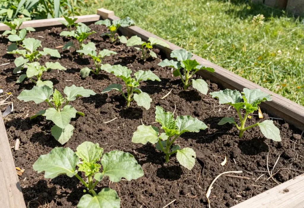Step-by-step guide showing Growing Zucchini from Seed for home gardens and container planting.