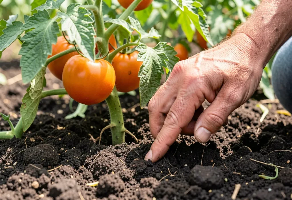 How Often Should You Water Tomato Plants – tomato seedlings being watered in containers at home