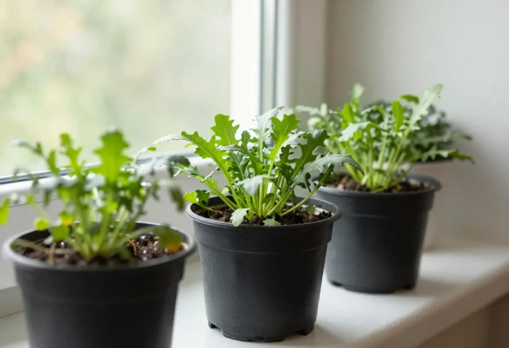 Step-by-step guide showing How to Grow Arugula from seeds to harvest at home.