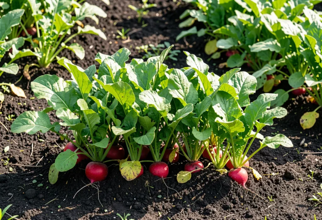 How to Grow Radishes – gardener sowing radish seeds in well-prepared garden soil