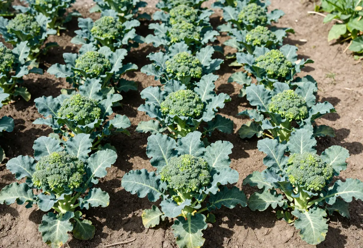 Stages Of Broccoli Growing From Seedling To Harvest