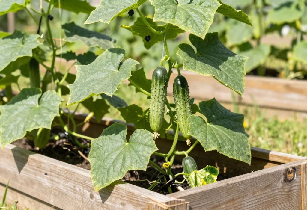 When to Plant Cucumbers in Oklahoma – hands sowing cucumber seeds outdoors after frost
