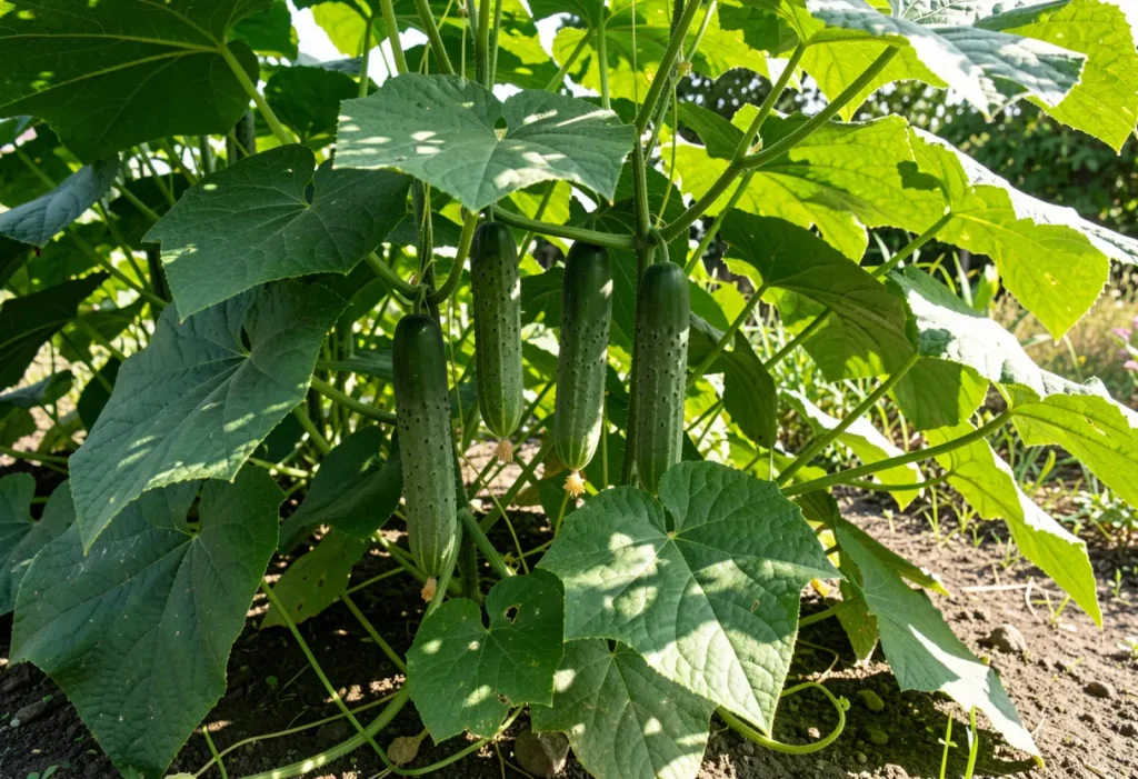 When to Plant Cucumbers in Oklahoma – cucumber seedlings ready for transplanting in warm soil