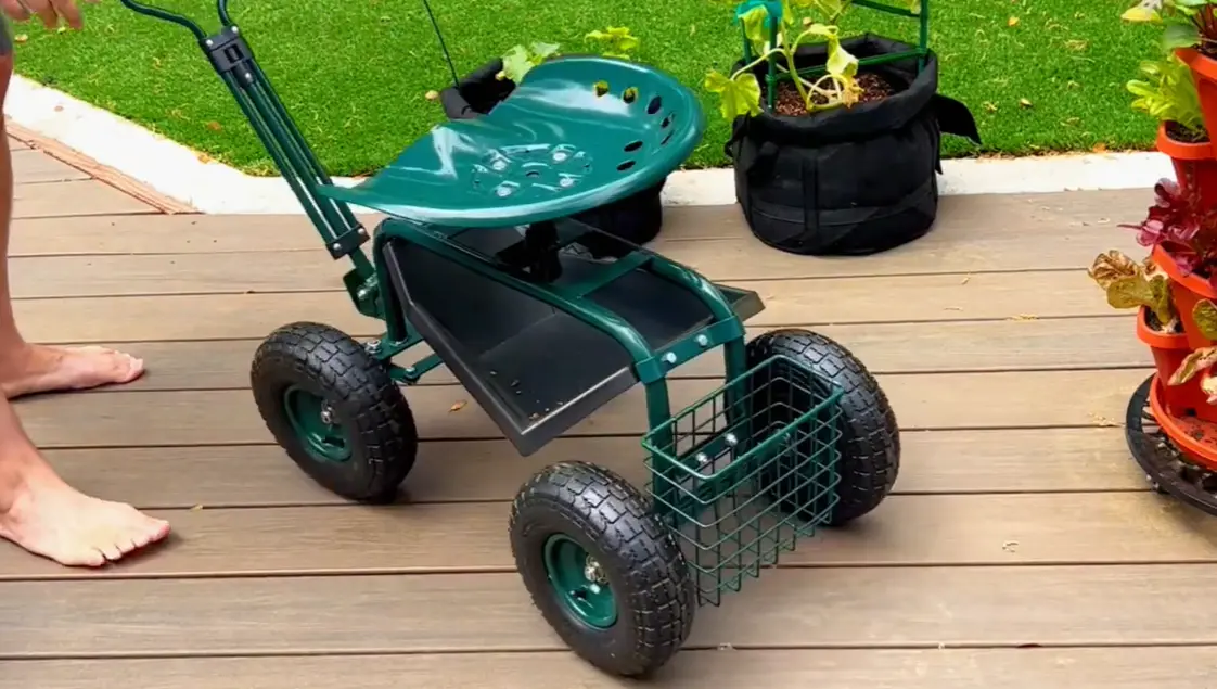 Best Rolling Garden Cart With Seat
