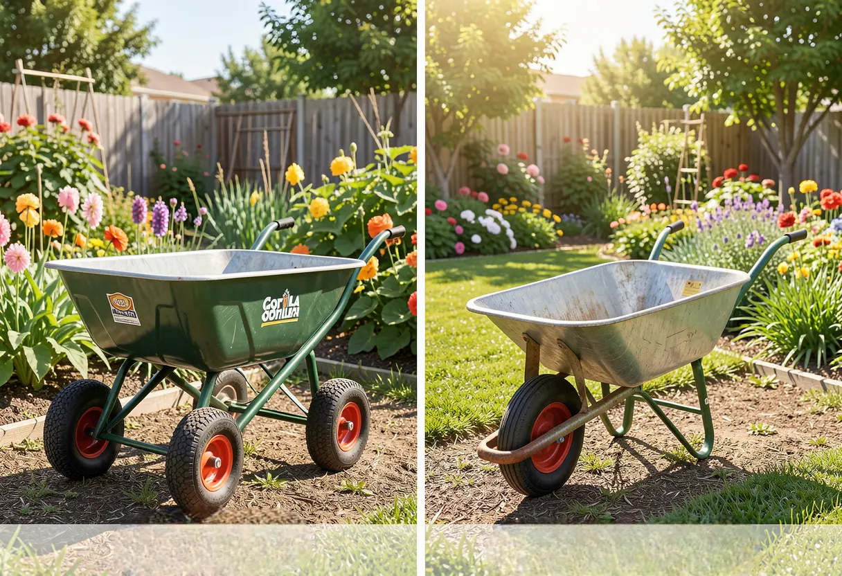 Gorilla Cart Vs Wheelbarrow