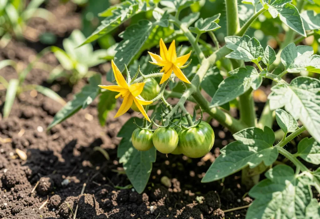 Growing Big Beef Tomatoes – hands harvesting giant beef tomatoes from home garden