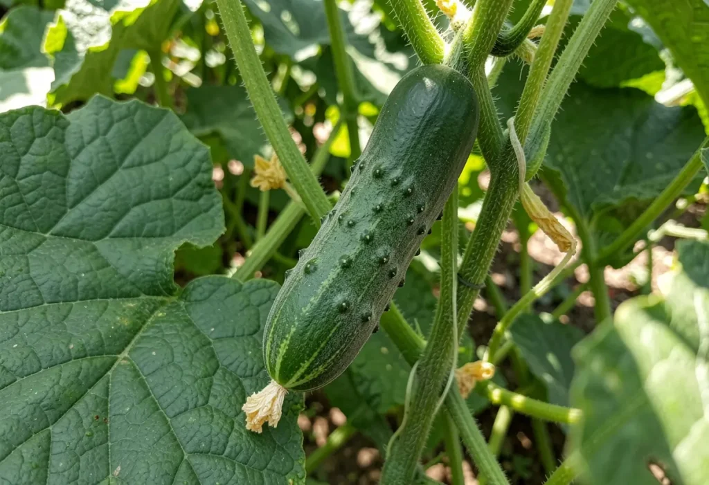 How Do You Know If a Cucumber is Ripe in home garden harvesting stage