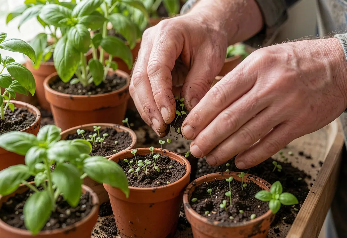 How to Germinate Basil Seeds – step-by-step setup for basil seed germination at home