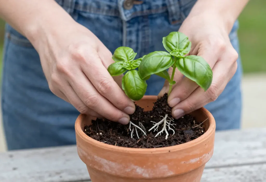 How to Propagate Basil Plant using stem cuttings in water