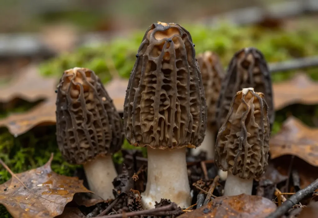 Where to Pick Morel Mushrooms in home garden with wild mushroom spots