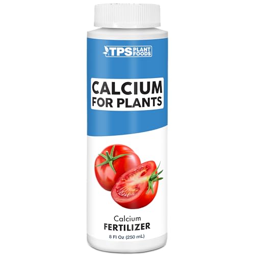 TPS NUTRIENTS Calcium for Plants – Liquid Calcium Fertilizer to Support Healthy Growth & Help Prevent Common Calcium Deficiencies, 8 oz