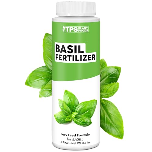 Basil Fertilizer for Basil Plant, Great for Mint, Rosemary, and Thyme, Liquid Fertilizer by TPS Plant Foods, 8 oz (250mL)