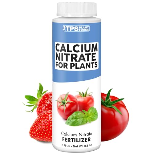 Calcium Nitrate Fertilizer, Promotes Healthy Growth for All Plants and Prevents Blossom End Rot, 8 oz (250mL)