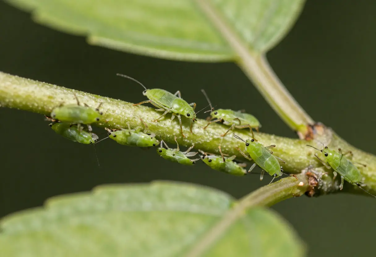 Severe Aphid Infestation Large Tree causing leaf curling and sticky residue