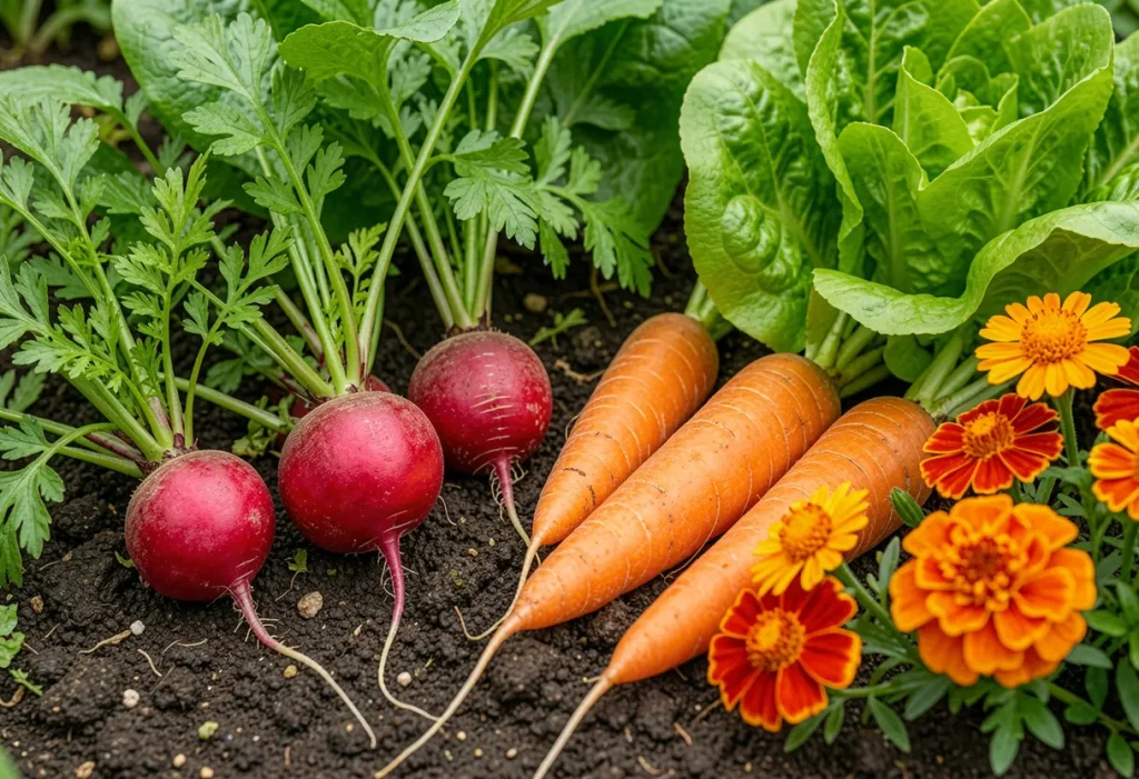 Companion Planting With Radishes in home garden for pest control