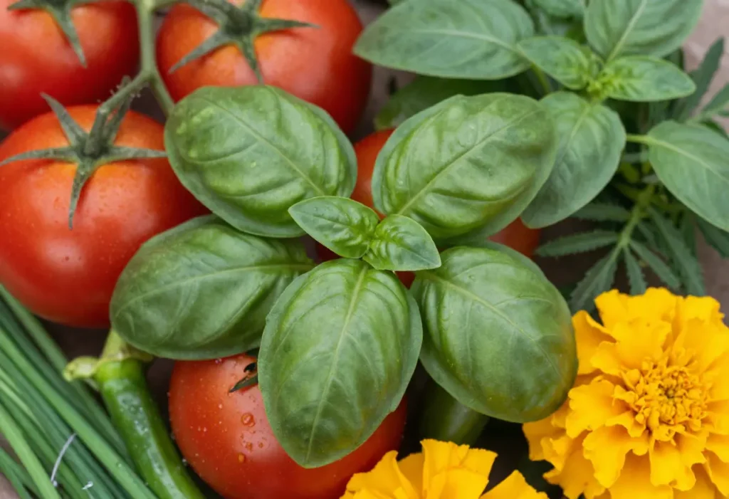 Companion Plants for Basil improving growth and pest resistance naturally