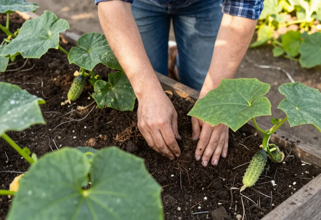 Best Compost for Cucumber Plants improving soil fertility naturally