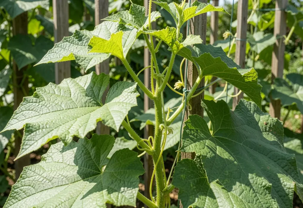 Cucumber Plant Stages of Growth from germination to fruiting stage
