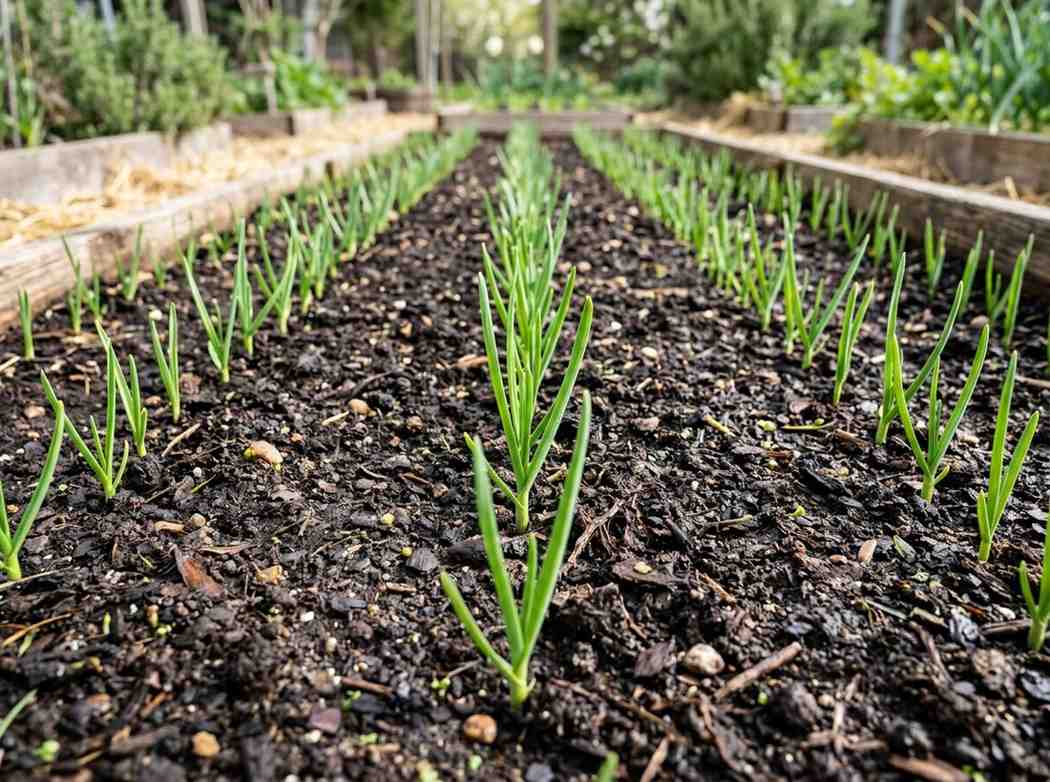 Growing Garlic from Cloves producing fresh garlic in home garden