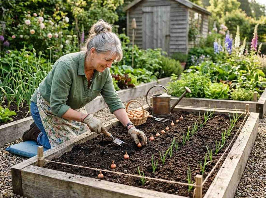 Beginner guide on How Far Apart to Plant Onion Sets for healthy bulb growth