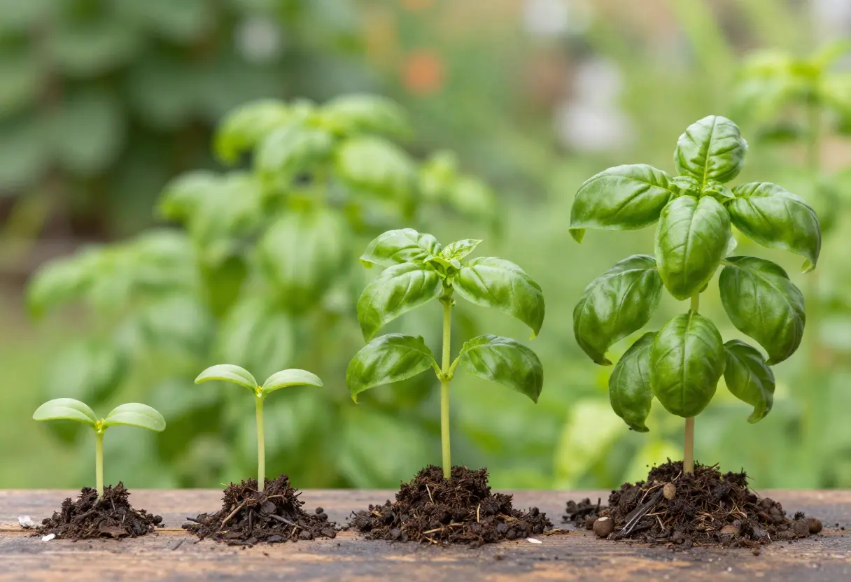 How Long Does Basil Take to Grow from seed to mature plant stage