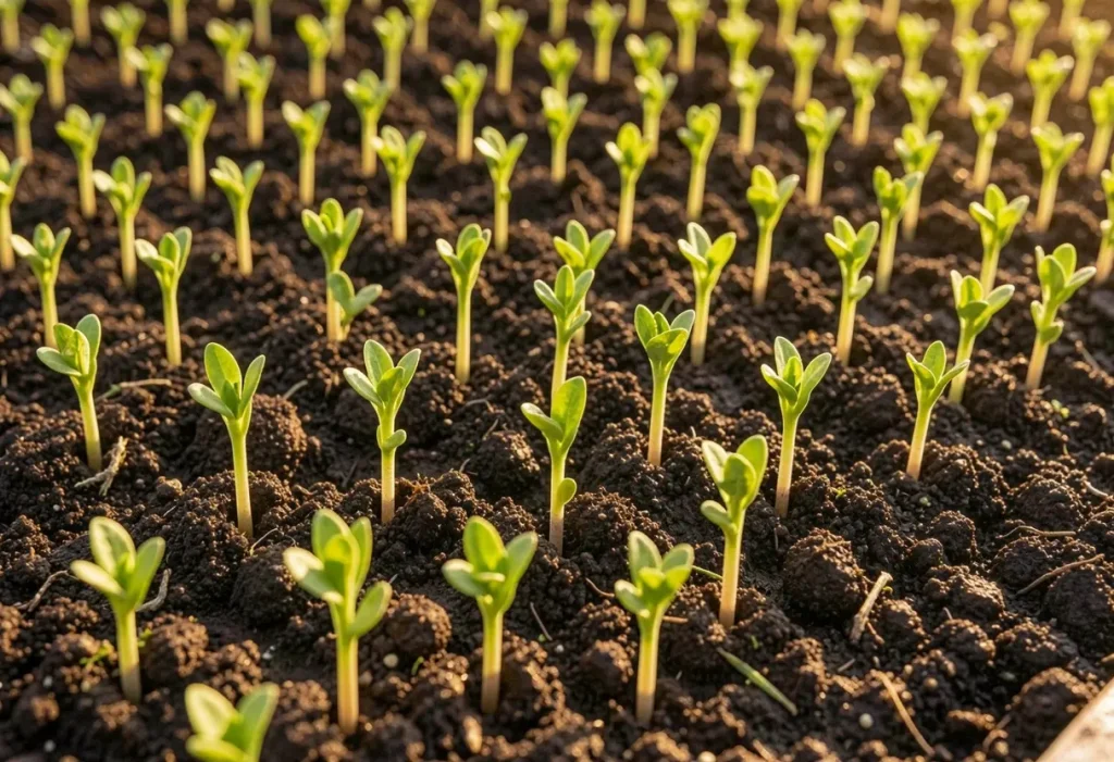How Long for Carrots to Germinate with proper watering and soil moisture