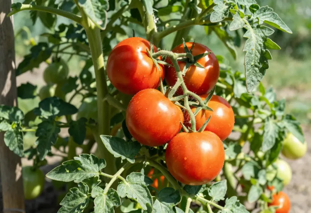 How Many Kilos of Tomatoes Per Plant with healthy fruit loaded plants