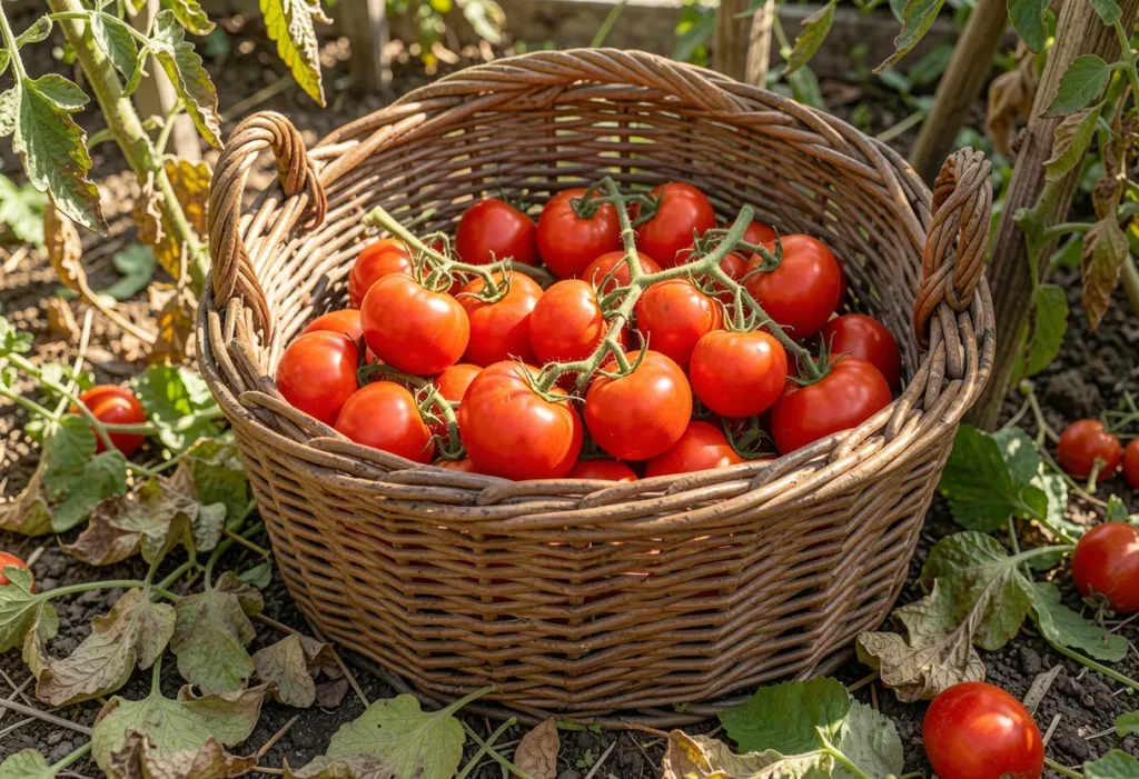 How Many Kilos of Tomatoes Per Plant showing high yield tomato harvest