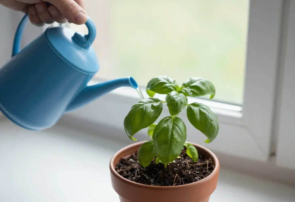 How Often to Water Basil for healthy growth in home garden