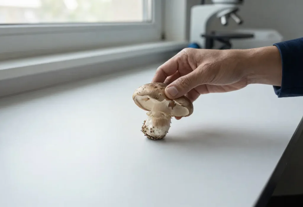 Easy method for How to Collect Mushroom Spores from fresh mushrooms