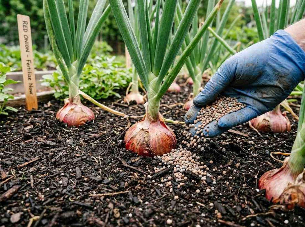 How to Grow Big Onions with proper watering and fertilizer care