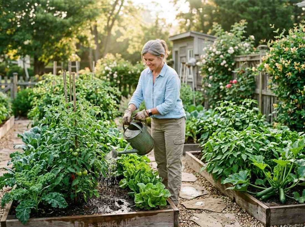 How to Grow Vegetables at Home with correct watering and care tips