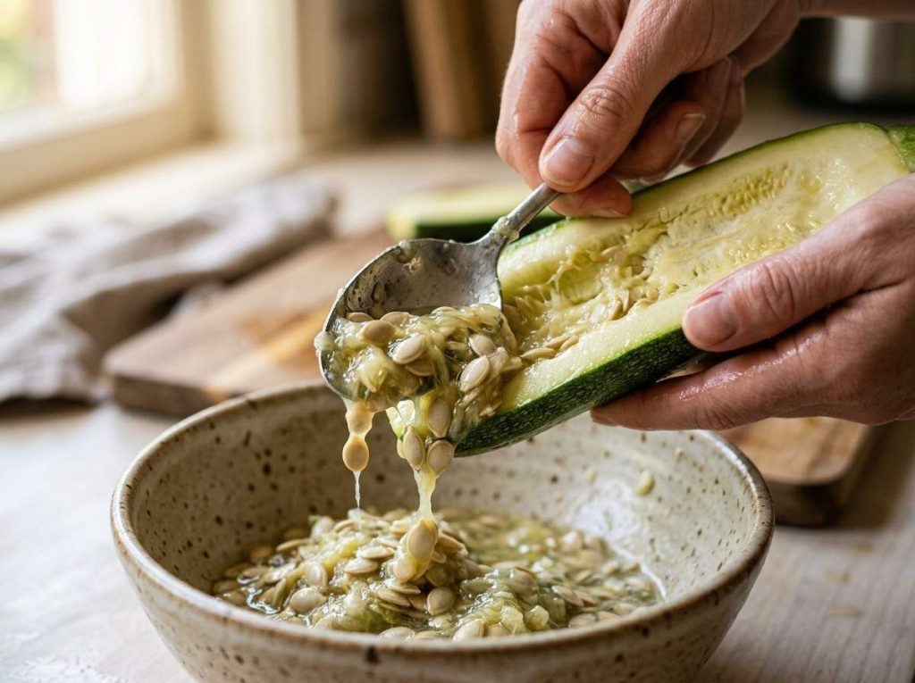 Beginner guide on How to Save Zucchini Seeds step by step process