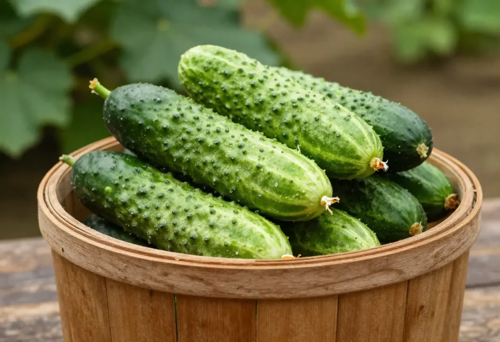 When to Harvest Burpless Cucumbers in a home vegetable garden