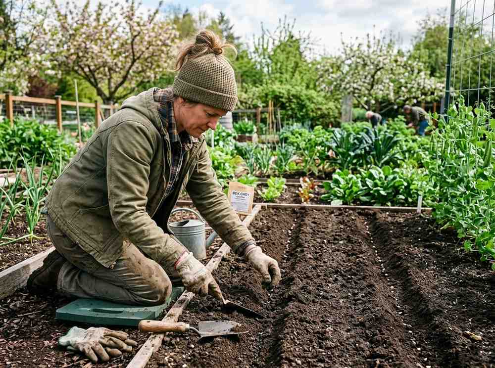 When to Plant Bok Choy in raised beds with proper spacing and soil