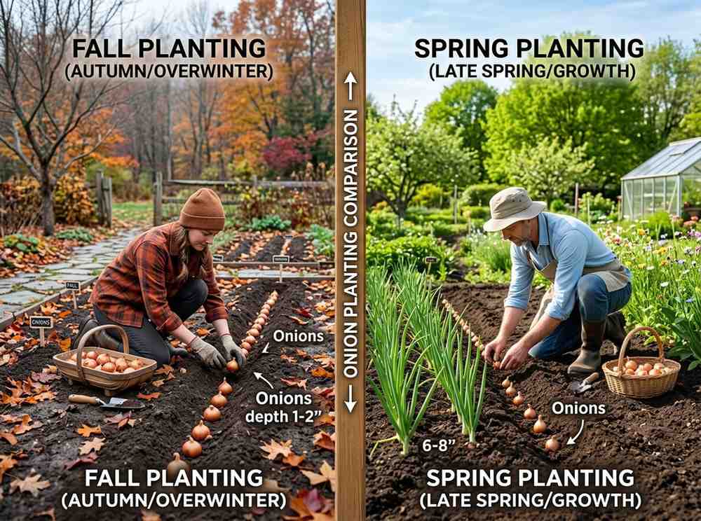 When to Plant Onion Bulbs in raised beds for better root development