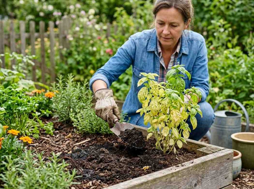 Why is My Basil Turning Yellow with signs of nutrient deficiency