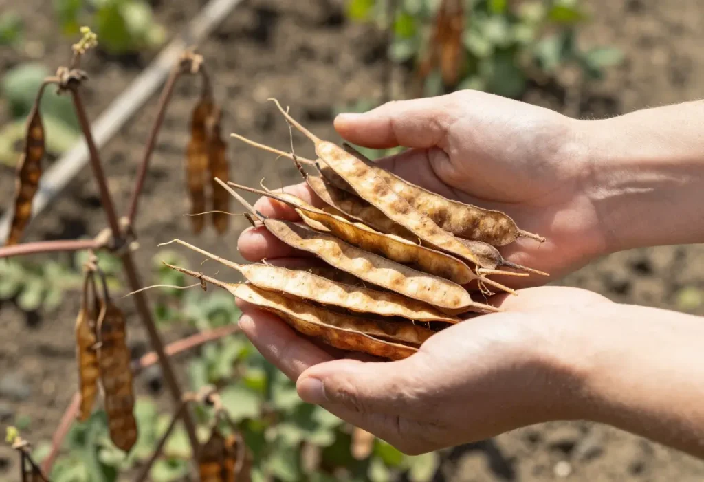 Easy method for how to harvest radish seed with proper drying technique