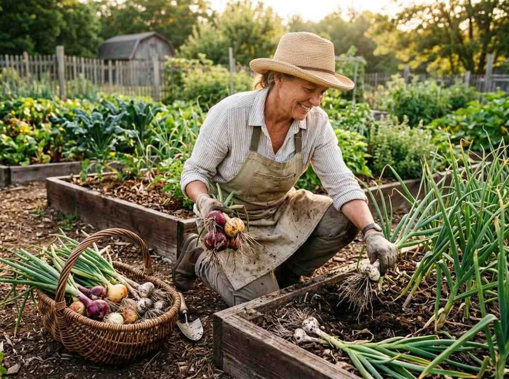 Can You Grow Onions And Garlic Together for a healthy and productive home garden harvest