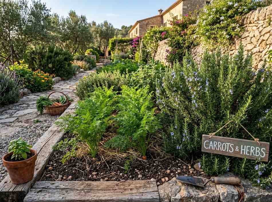 Companion Plants for Carrots for healthier roots and better garden yield