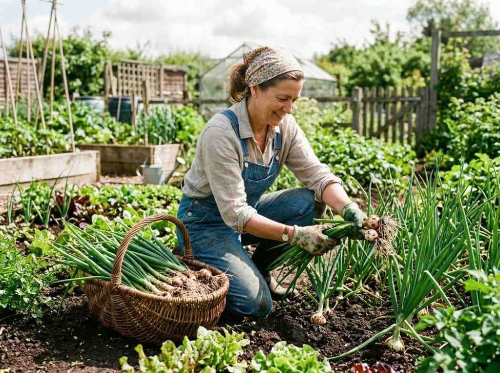Grow a Garden Spring Onion for fresh and continuous onion harvest