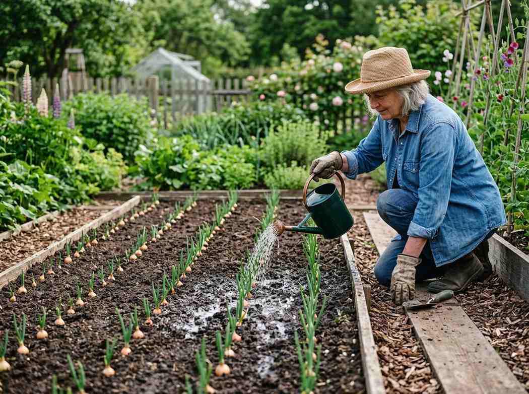 Beginner guide on How to Plant Onion Sets for healthy bulb development