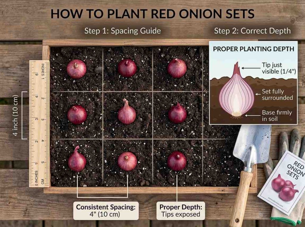 How to Plant Red Onions for fresh and productive home harvest
